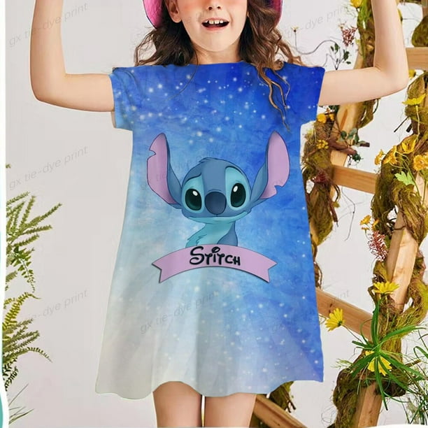 2022 enfants vêtements filles été Disney point imprimer tenue décontractée  quotidien bébé filles jolies robes pour enfants 2-12 ans 