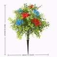 thumbnail image 6 of CaraMart Independence Day Plastic Patriotic Small Hydrangea Potted Plant for Outdoor, 6 of 9