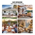 thumbnail image 6 of 12" Portable Pizza Oven Wood Pellet Oven Outdoor Camping 1000°F 90-Sec Bake, 6 of 9