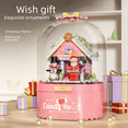 thumbnail image 3 of Regalo de Navidad compatible con Lego Puzzle ensamblado antiguo árbol de Navidad bloques de construcción ocho caja de música juguete regalo de vacaciones, 3 of 6
