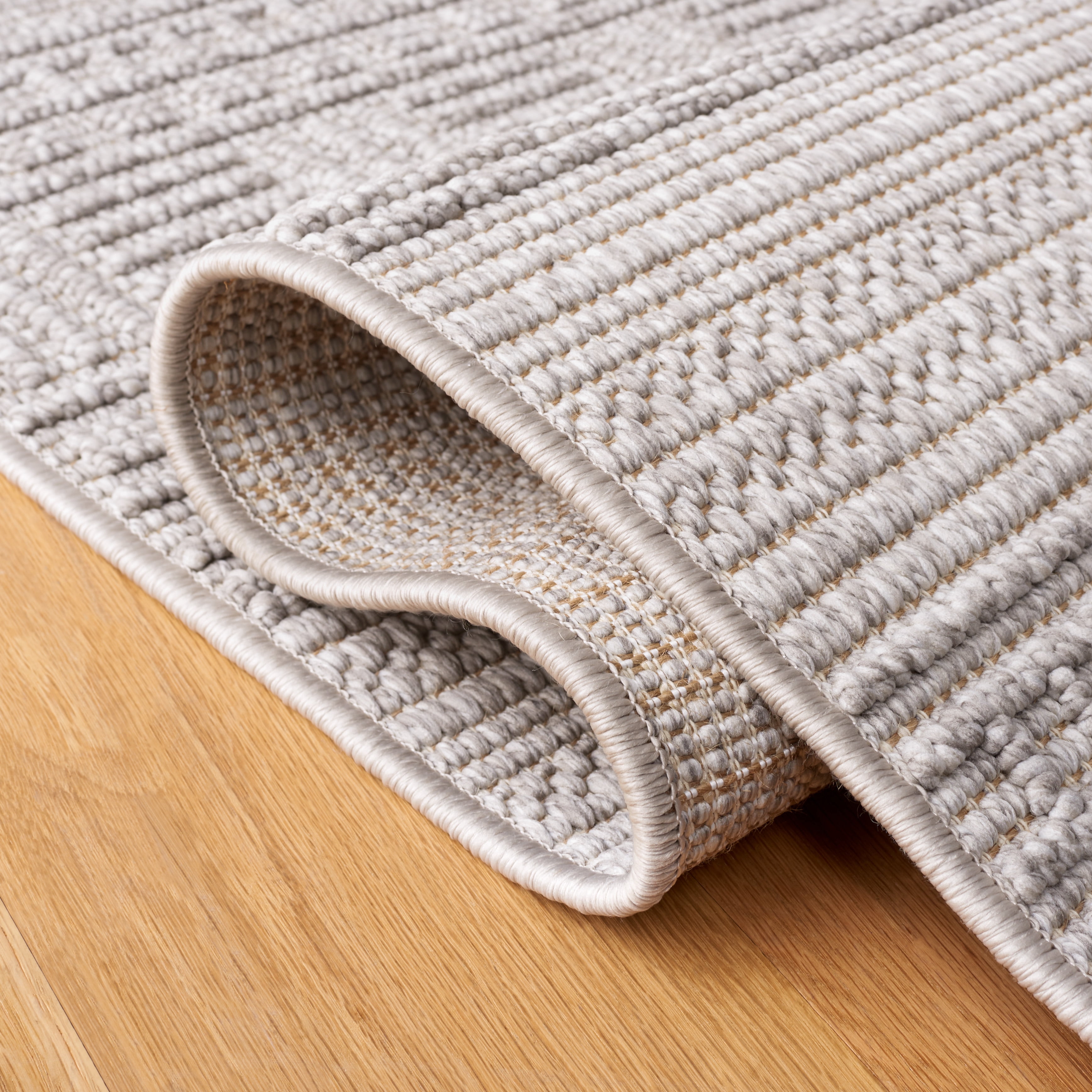 SAFAVIEH Camden Elvina Trellis Area Rug, Gray, 5'3" x 5'3" Round