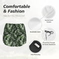 thumbnail image 6 of Picia Tropical Palm Leaves1 Pattern Women's 2 in 1 Athletic Running Shorts High Waisted Workout Casual Gym Sweat Shorts with Comfy Liner Zipper Pockets-XX-Large, 6 of 9