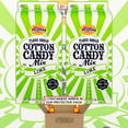 thumbnail image 2 of Great Western Floss Sugar Cotton Candy Mix Bundle Pack - Lime - 2 Individually Sealed 52 Ounce Containers - Each Makes 60-70 Cones - For Parties, Festivals, Fairs in Cornershop Confections Pack, 2 of 3