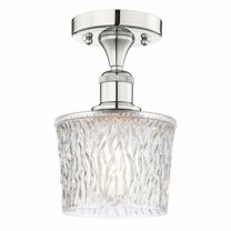 Innovations Lighting - Niagra - 1 Light Semi-Flush Mount In Art Deco Style-9.25