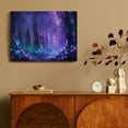 thumbnail image 4 of Pratyus Fantasy Forest Trees Canvas Wall Art Decor Ready to Hang - Ideal for Home, Living Room, Bedroom, Office, and More 16x12in, 4 of 6