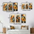 thumbnail image 4 of Designart "Vintage Vinyl Records II" Music Framed Wall Art Set Of 3 - Multi-Color Vinyl Records Frame Gallery Wall Set For Home Decor, 4 of 6