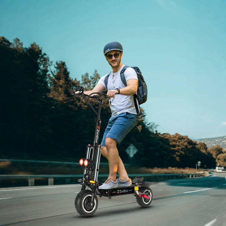ZonDoo ZO03 Plus Adult Electric Scooter, 6000W, 58 MPH, 60 Mile