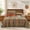 Green Leaf, variant on 100% Cotton Muslin Jacquard Floral Blossom Print Quilt, Soft 3-Layer Reversible Breathable Lightweight King Bedspread Coverlet, 98"x94", No Pillow Sham