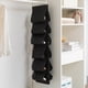 thumbnail image 4 of Bearachild Estante de almacenamiento de zapatos sobre la puerta para Hotel, 12 bolsillos, tacones altos colgantes, soporte para zapatos Almacenamiento y organización del hogar Negro, 4 of 6