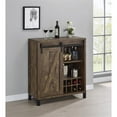 thumbnail image 2 of Bowery Hill Modern Bar Cabinet with Sliding Door in Rustic Oak, 2 of 8