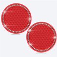 thumbnail image 1 of 2 piezas, posavasos de coche de PVC para viajes, portavasos automático, posavasos antideslizantes de cristal, accesorios para el interior del vehículo, alfombrillas para tazas para mujeres y, 1 of 5