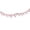 Pink, variant on JilgTeok 1 Packs Bow Tie Girly Garland Wreath Handmade Webbing Pull for Wedding Birthday Party Home Children's Room Decoration ular Arrangement Decorations 1.8m