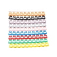 thumbnail image 1 of Étiquette de Câble Réseau Marque Colorée Étiquette de Câble Numérique pour Rj45 Rj11 Rj12, 1 of 5