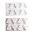 thumbnail image 4 of Coofit Cheese Shape Silicone Mold 8-Cavities Reusable Cake Baking Mold Chocolate Mold, 4 of 10