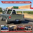 thumbnail image 2 of Lumber Rack 71-Inch Aluminum Truck Ladder Rack - 800 Lbs Capacity With 8 No-Drill C-Clamps Ladder Accessories 2 of 9