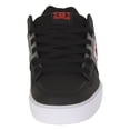 thumbnail image 2 of DC Shoes Men's Pure Black/Grey/Red Skateboarding Sneakers Shoes Sz: 9, 2 of 7