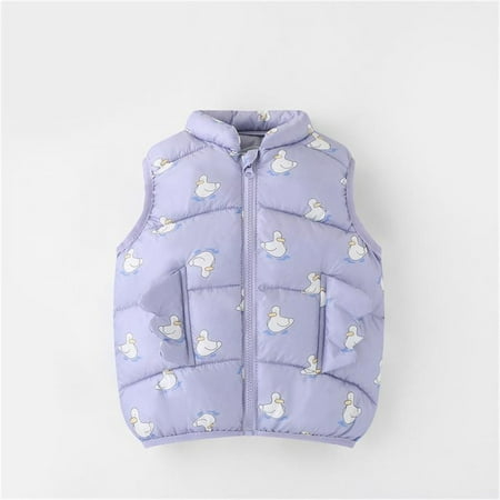 

Cathalem Big Boys Heavy Winter Coat Kids Child Toddler Baby Boys Girls Cute Cartoon Sleeveless Winter Boys 4t Winter Coat Outerwear A 4-5 Years