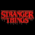 thumbnail image 2 of Netflix Juniors' Stranger Things Distressed Bloody Dripping Logo T Shirt, 2 of 4