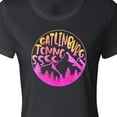 thumbnail image 4 of Inktastic Gatlinburg, Tennessee- Mountains in Sunrise Colors Women's T-Shirt, 4 of 5