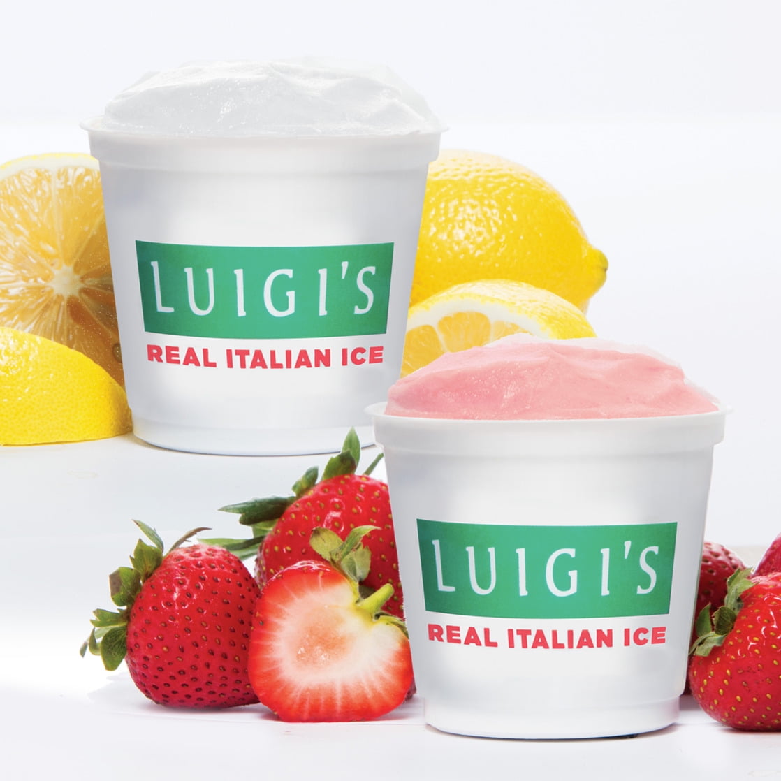 Luigi's Real Italian Ice Lemon Strawberry, 36 fl France Ubuy