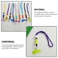 thumbnail image 2 of Mobile Phone Lanyard Adjustable Reusable Neck Hanging Portable Microfiber Rope with Hook Microfiber Safety Straps Accessory Picnic Running Type 7, 2 of 7