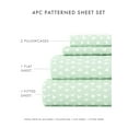 thumbnail image 3 of Comfort Canopy - 4-Piece Jade Urban Arrow Printed Bed Sheets Set for Queen Size Bedding, 3 of 11