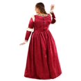 thumbnail image 2 of Costume de Jeune Fille Cramoisi Grande Taille pour Femmes, 2 of 3