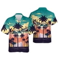 thumbnail image 4 of Camisas con estampado 3D de palmeras para hombres y mujeres, camisas hawaianas de moda, camisas casuales de playa de manga corta, blusa de un solo pecho, ropa femenina, 4 of 4