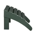 thumbnail image 2 of Garden Plastic Outdoor Adirondack Footrest Ottoman, Dark Green, 2 of 5
