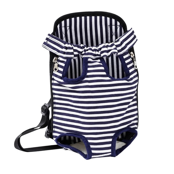 Tuvgenk Breathable Pet Carrier Backpack Portable Front Chest Pack for Outdoor Travel Walking with Secure Zipper Closure Comfort Shoulder Straps