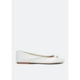 thumbnail image 3 of Sam Edelman Women's Felicia Luxe Ballet Flats White Leather 5M, 3 of 4