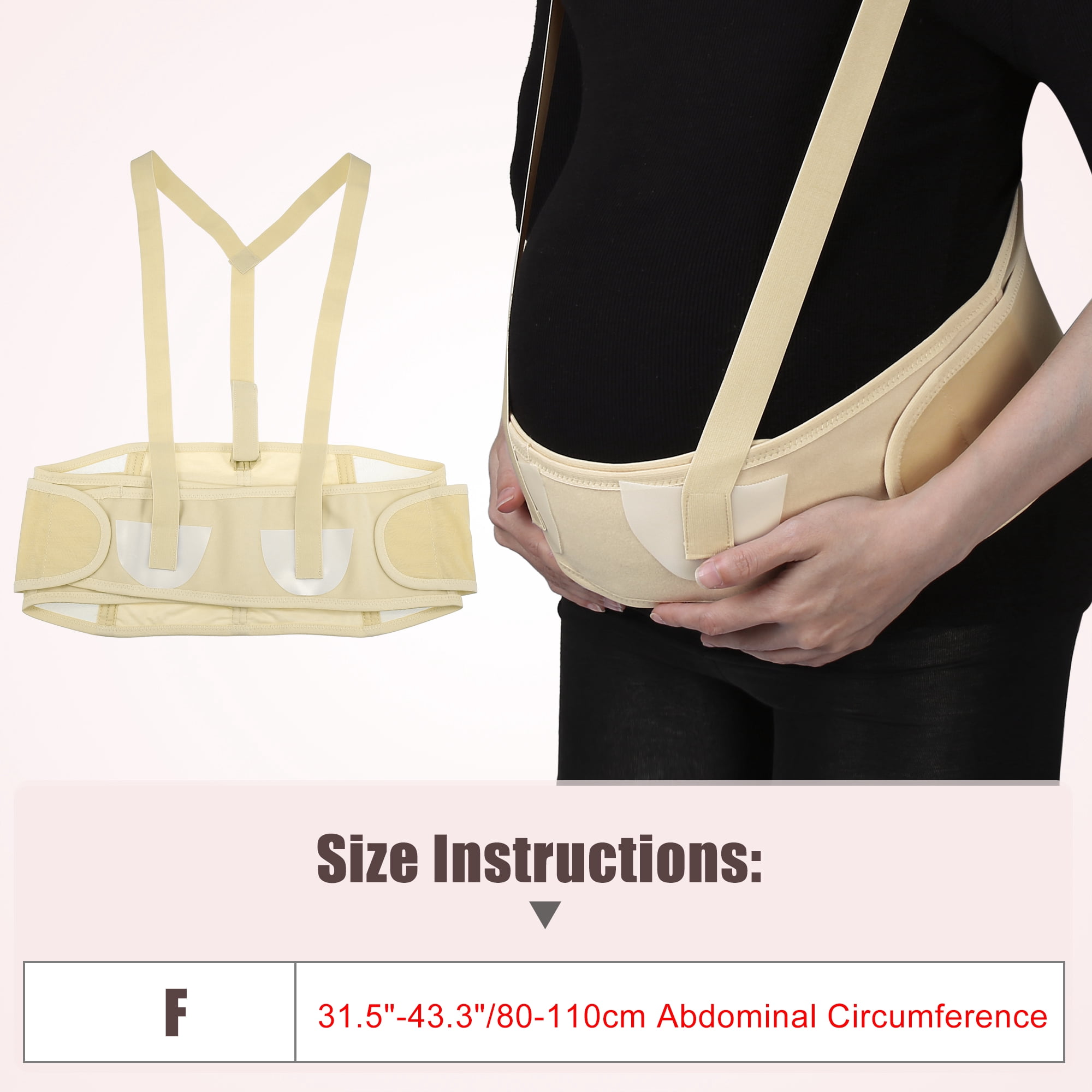 Unique Bargains Maternity Belt Abdomen Back Support Pregnancy Band Shoulder Strap