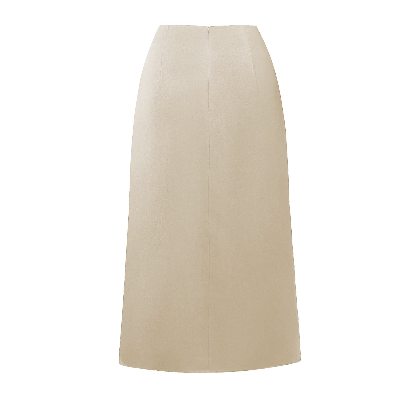 Zunfeo Party Skirts for Women 2023 High Waisted Satin Trendy