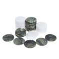 thumbnail image 4 of GOOHOCHY 40 piedras planas de río para saltar, manualidades, juguetes acuáticos para exteriores para niños y adultos, juegos de playa y piscina., 4 of 7