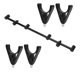 thumbnail image 1 of Barras De Zumbido Para Pesca De Carpa, Hilo Universal Anticorrosión, Portátil, Fácil De Instalar, Soporte Para Caña De Pescar, Negro Para Varios Entornos, 1 of 8