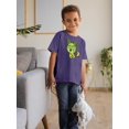 thumbnail image 2 of Cute Halloween Zombie Corgi T-Shirt Toddler -Image by Shutterstock,  3 Toddler, 2 of 4