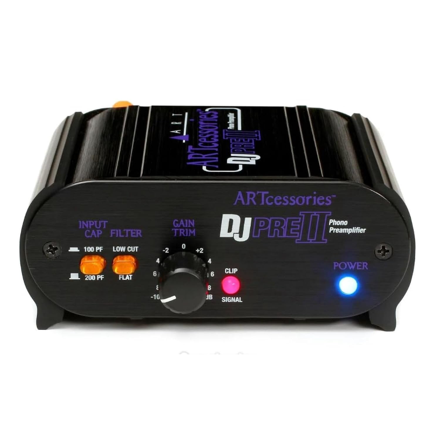 Art DJ PRE II Phono Preamp Bundle with Pig Hog Dual Cable RCA - RCA Cables 3ft and Liquid Audio Instrument Polishing Cloth - Phono Preamp for Turntable, Record Player