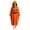 Orange, variant on JIANLAI Oversized Hooded Wearable Blanket Robe Halloween Pumpkin Face Print Long Fleece Loungewear Nightgown, Loose Warm Plush Hoodie Night Dress With Elastic Cuffs