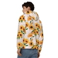 thumbnail image 4 of Honeii Sunflower 5 Print Hoodies for Men, Pullover & Full Zip, Breathable Zip up Hoodie, Sweatshirt-3X-Large, 4 of 5