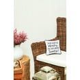 thumbnail image 3 of Monday Sunday Embroidered Small/Petite Accent Pillow, 10" x 10", 3 of 5