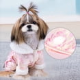 thumbnail image 4 of Otoño Invierno Algodón Lindo Rosa Espesar Hermosa Suave Cómoda Ropa para Mascotas Abrigo Cálido Ropa para Perros, 4 of 8