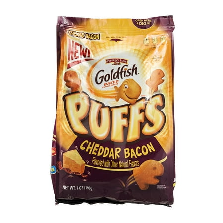 Pepperidge Farm Goldfish Puffs Cheddar Bacon, 7.0 OZ