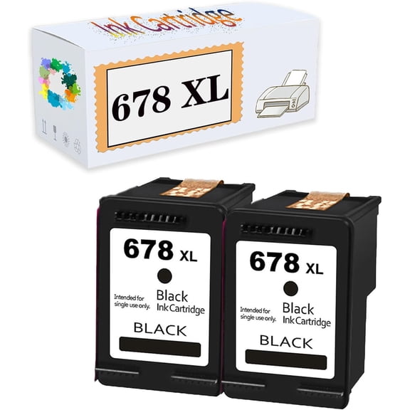 Compatible 678 XL Ink Cartridges Replacement for HP Deskjet 1018 1518 2515 2548 2648 3515 3548 4518 Printers