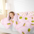 thumbnail image 3 of Manfei Cute Goblet Twin Comforter Sets,Olive Bedding Set,Pink Reversible,2pcs,1 Comforter and 1 Pillowcase, 3 of 7