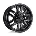 thumbnail image 2 of Fuel 1PC Aluminum Rim D595 SLEDGE 22X12in Gloss Black Milled Finish, D59522209846, 2 of 2