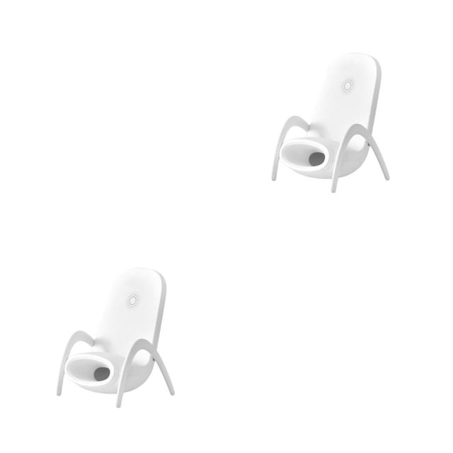 Sidaley inalámbrico en forma de silla Soporte para teléfono móvil Estación de carga Carga rápida Altavoz Hogar para música de películas Type1 NO1