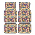 thumbnail image 1 of Disketp Butterfly 3 for Crystal Velvet Car Mats Four-Piece Set,All-Season Automotive Protection, Vehicles, Cars, Trucks, and SUVs,Anti-Slip Design, 1 of 7