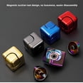 thumbnail image 4 of Infinity Fidget Cube Spinner Toy for All Ages,Mini Cool Stuff, Metal 2 in 1 Spinning Puzzle Focus Toy, Portable Anti Anxiety Stress Relief Gyro for Office Classroom.,Multicolor,G, 4 of 4
