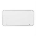 thumbnail image 2 of Leisure Coachworks RV Baggage Door 40" Wide X 20" High with Rounded Corners and Thumblocks for RV's- Compartment Access Storage Doors with Top Hinge- Camper Trailer Motor Home- White, 2 of 5