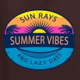 thumbnail image 6 of Wild Bobby Sun Rays Summer Vibes And Lazy Days Unisex Hoodie Sweatshirt, 6 of 6